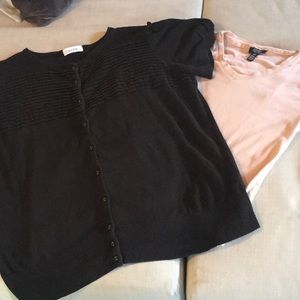 Two Tops - Calvin Klein and Jones of New York - Sm